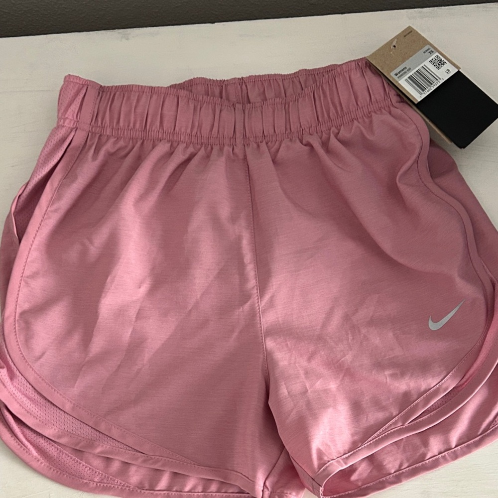 Nike Women's Soft Pink Athletic Shorts